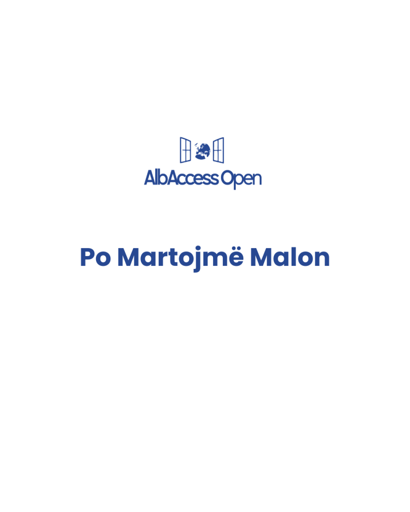 PROJEKTI “Po Martojmë Malon”